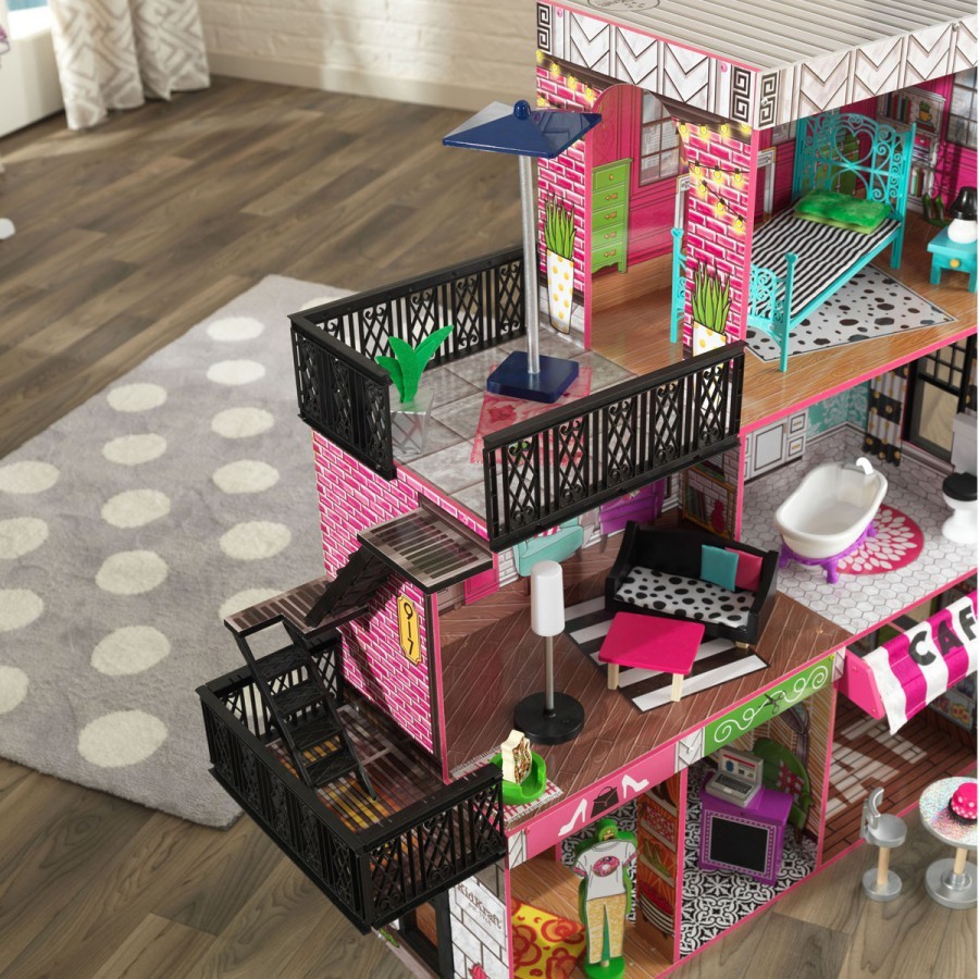 Casuta pentru papusi Brooklyns Loft - KidKraft - Image 5