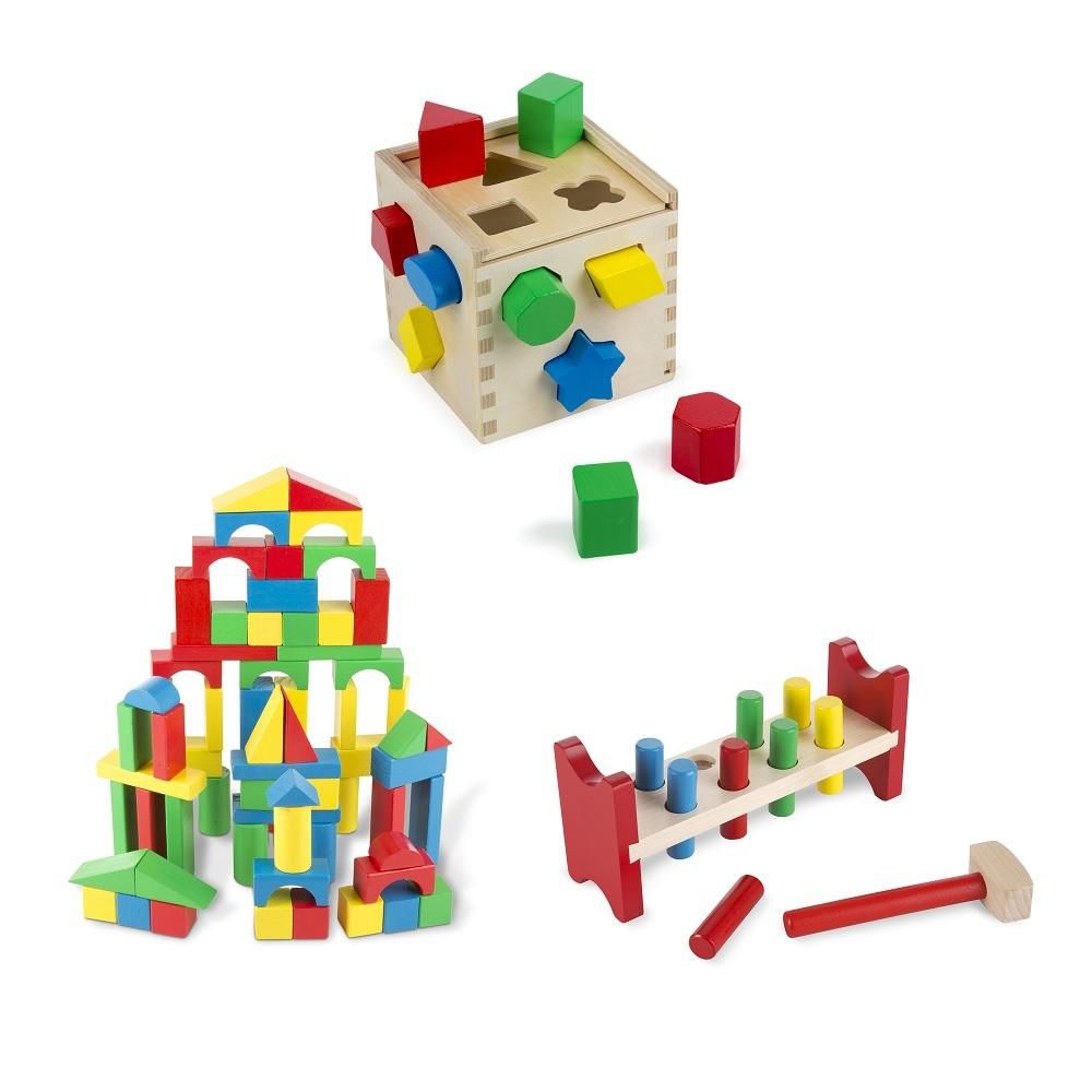 Set 3 jucarii clasice din lemn - Image 2
