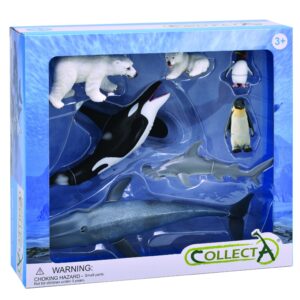 Set 7 figurine pictate manual Animale Antarctica