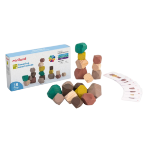 Joc educativ pentru dezvoltarea motricitatii Wood Stones