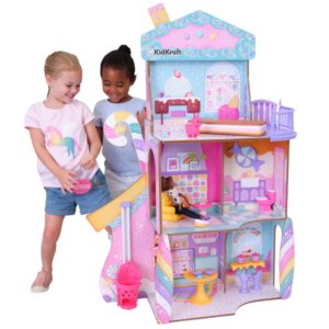 Casuta de joaca din lemn pentru papusi Candy Castle