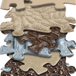 Covoras ortopedic senzorial puzzle Set pentru Seniori