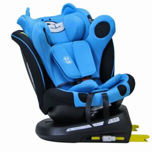 Scaun Auto B-Joy DELUXE BUF BOOF iSIZE DarkGreyCAT cu Isofix pozitie somn 155 grade rotativ 360 grade 40-150 cm