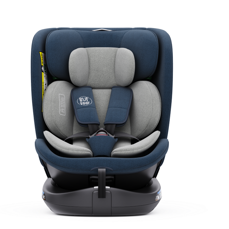 Scaun Auto B-Joy DELUXE BUF BOOF iSIZE Blue cu Isofix pozitie somn 155 grade rotativ 360 grade 40-150 cm - Image 7