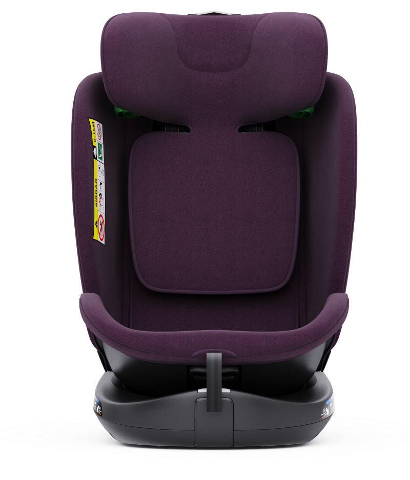Scaun Auto B-Joy DELUXE BUF BOOF iSIZE Purple cu Isofix pozitie somn 155 grade rotativ 360 grade 40-150 cm - Image 10