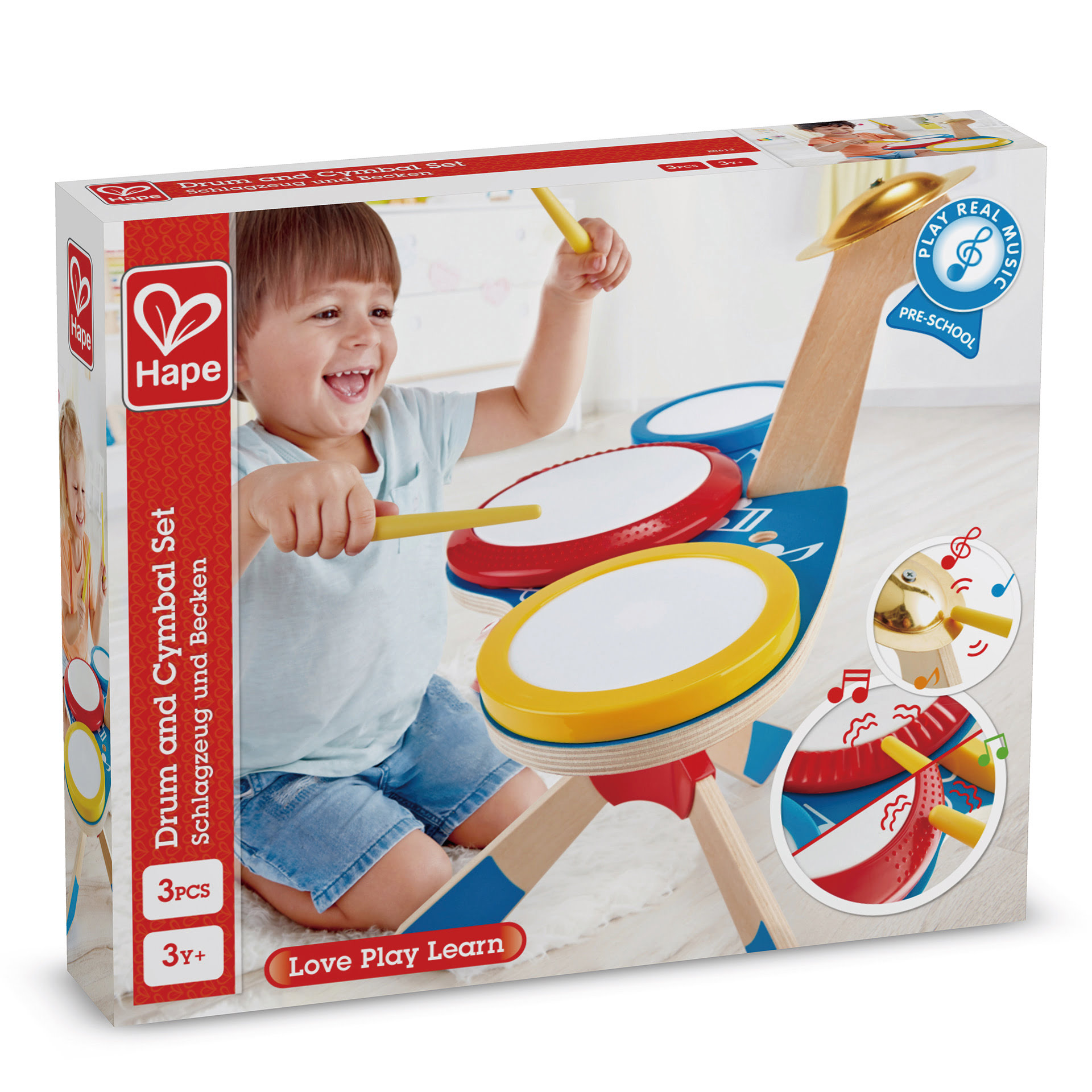 Jucarie din lemn - Set de tobe - Image 5