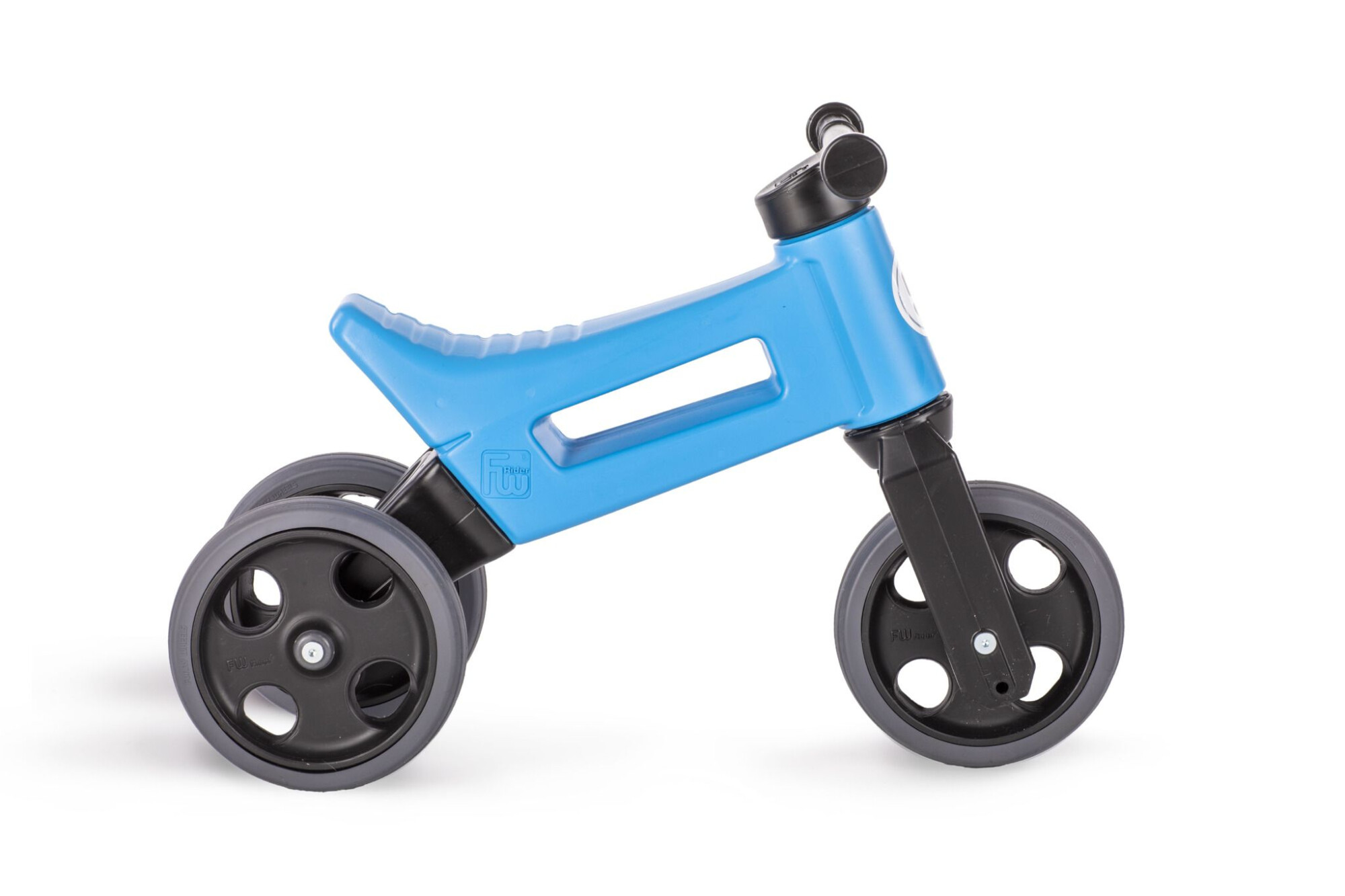 Bicicleta fara pedale cu cosulet pentru ghidon Funny Wheels Rider SPORT 2 in 1 Albastra/Negru - Image 5