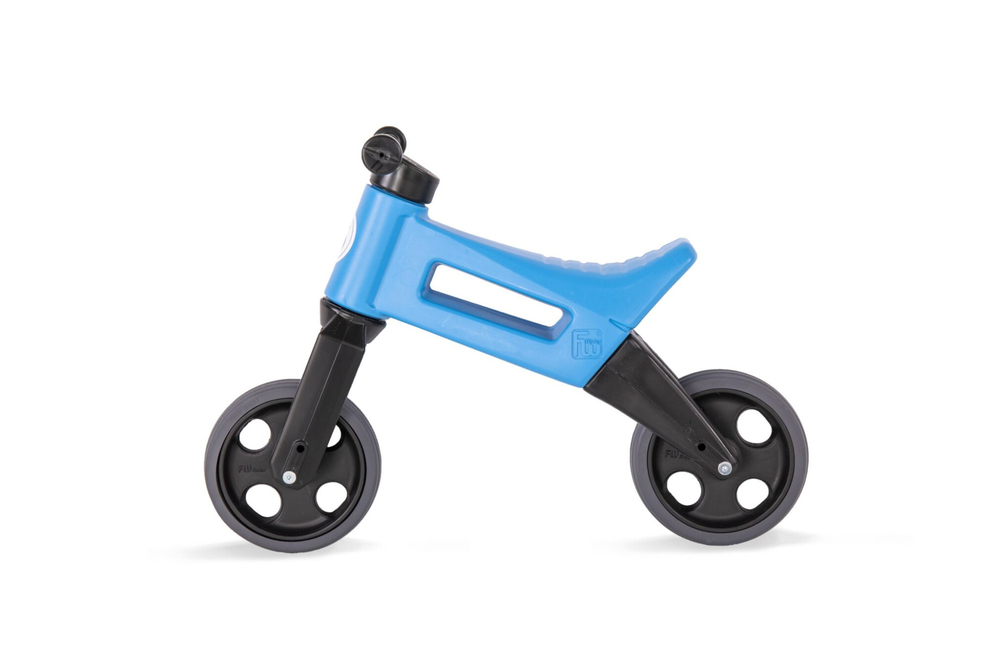 Bicicleta fara pedale cu cosulet pentru ghidon Funny Wheels Rider SPORT 2 in 1 Albastra/Negru - Image 4