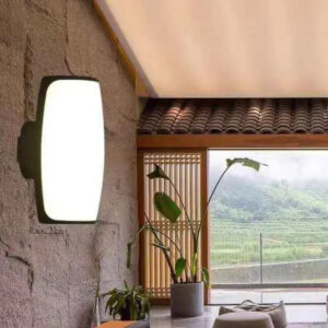 Aplica LED de Exterior Casian 20W Alb Negru